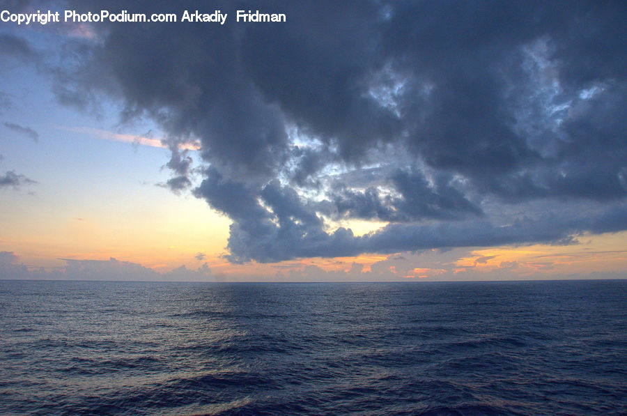 Azure Sky, Cloud, Outdoors, Sky, Ocean, Sea, Water