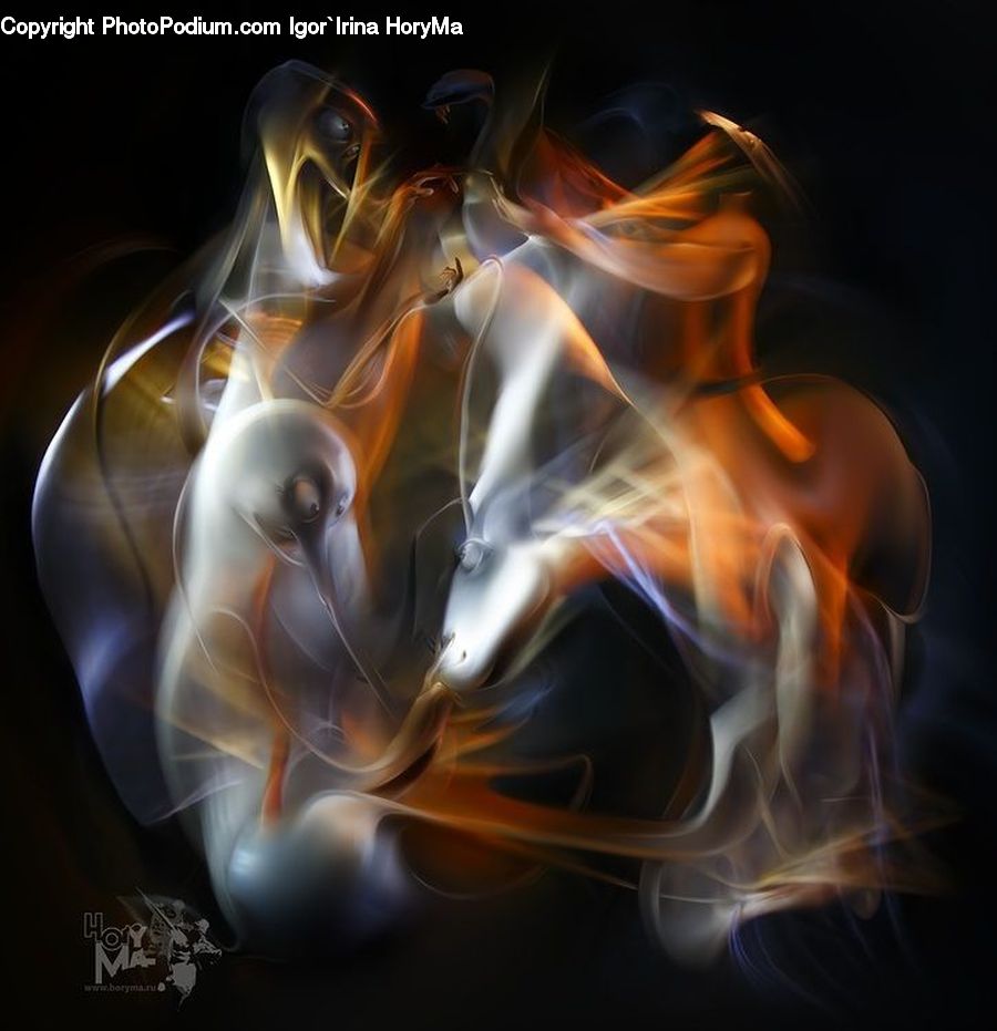 People, Person, Human, Fractal, Light
