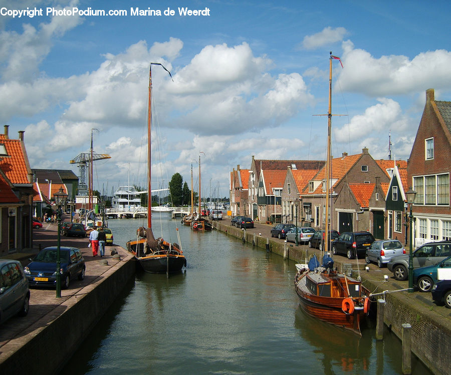 Boat, Watercraft, Canal, Outdoors, River, Water, Harbor