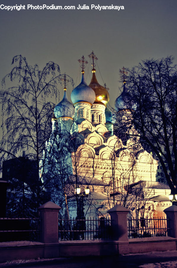 Architecture, Dome, Bell Tower, Clock Tower, Tower, Plant, Tree
