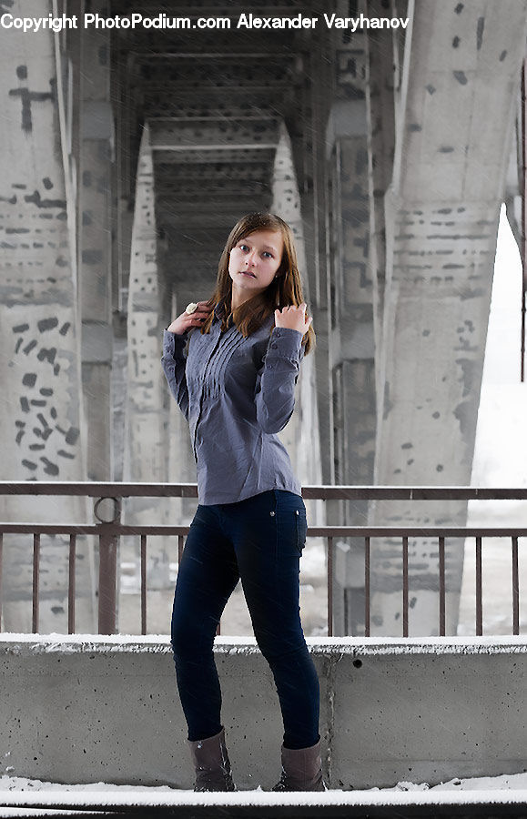 Human, People, Person, Female, Girl, Woman, Railing