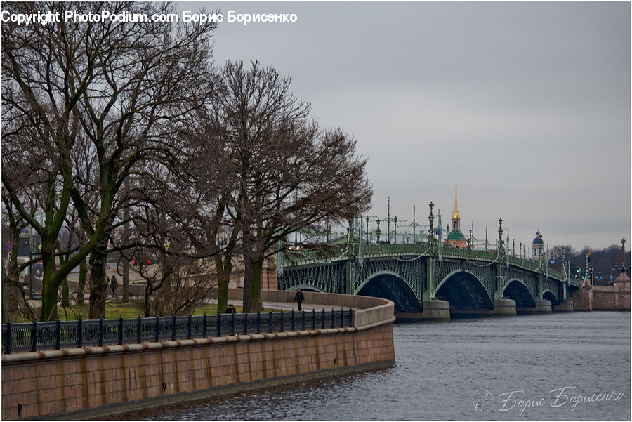 Bridge, Landscape, Nature, Scenery, Architecture, Downtown, Plaza