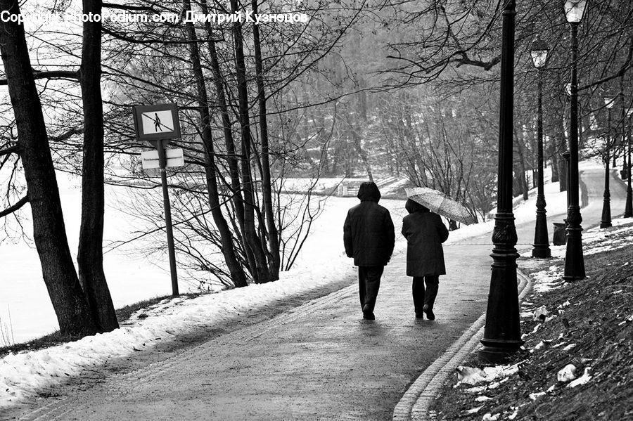 People, Person, Human, Umbrella, Leisure Activities, Walking, Column