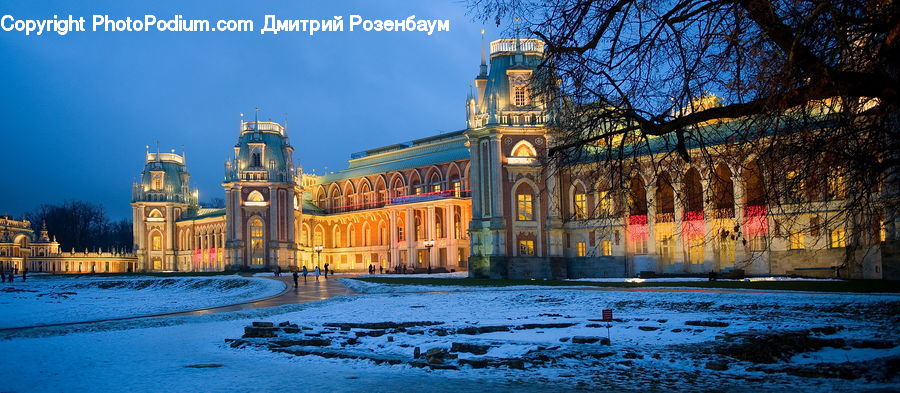 Water, Architecture, Castle, Fort, Downtown, Plaza, Town Square