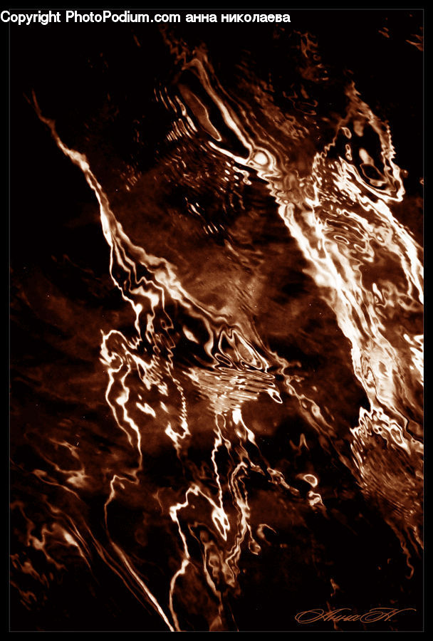 Fire, Flame, Light, Silhouette, Alphabet, Ampersand, Word