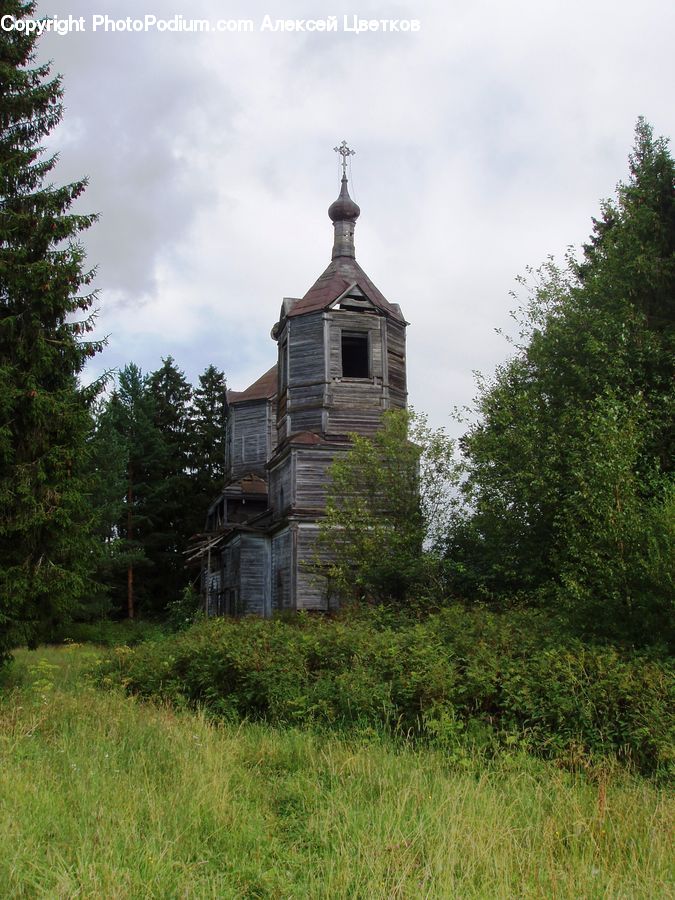 Architecture, Bell Tower, Clock Tower, Tower, Church, Worship, Cabin