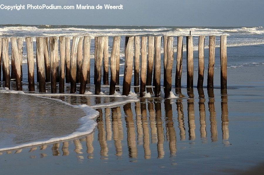 Ice, Outdoors, Snow, Coast, Sea, Water, Sand