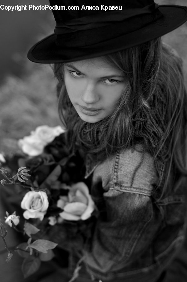 People, Person, Human, Blossom, Flower, Plant, Rose