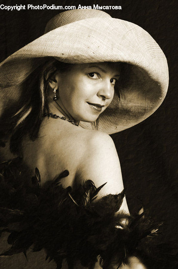 People, Person, Human, Cowboy Hat, Hat, Sun Hat, Female