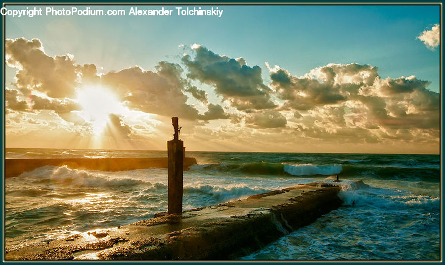 Coast, Outdoors, Sea, Water, Sea Waves, Beach, Lagoon
