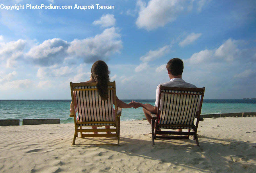 Chair, Furniture, Beach, Coast, Outdoors, Sea, Water