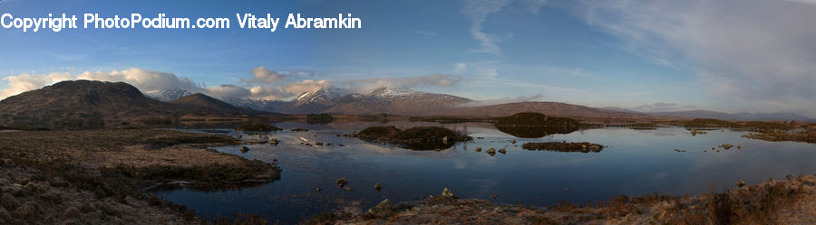 Lake, Outdoors, Water, Basin, Mountain, Mountain Range, Plateau