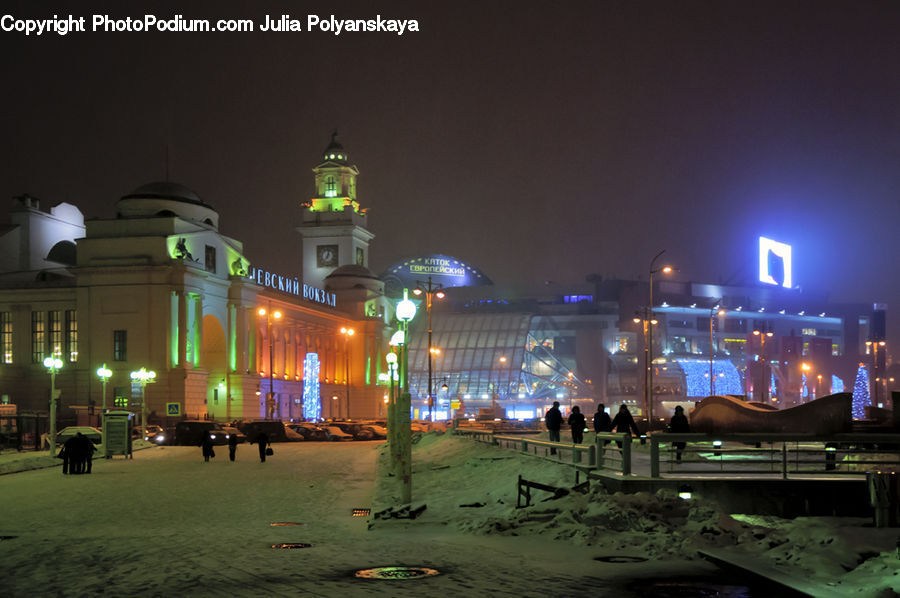 Architecture, Downtown, Plaza, Town, Town Square, City, Metropolis