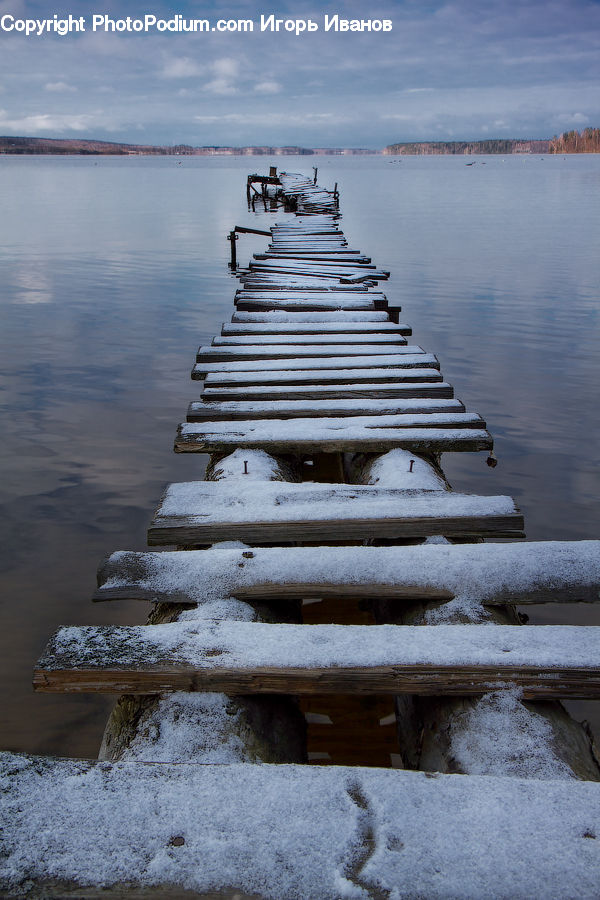 Dock, Landing, Pier, Coast, Outdoors, Sea, Water