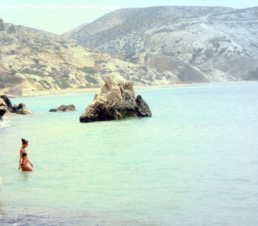 Coast, Outdoors, Sea, Water, Promontory, Rock, Cliff