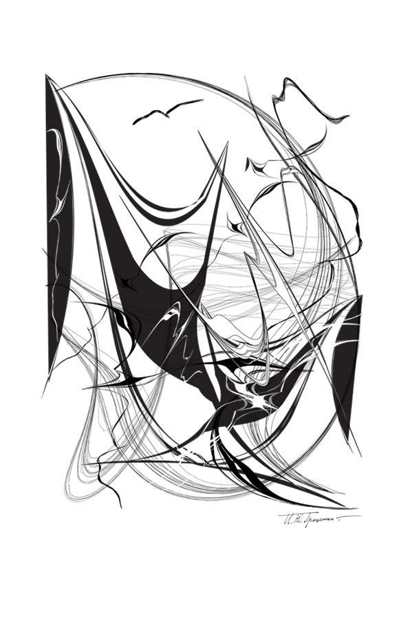 Drawing, Sketch, Umbrella, Art, Comics, Manga, Insect