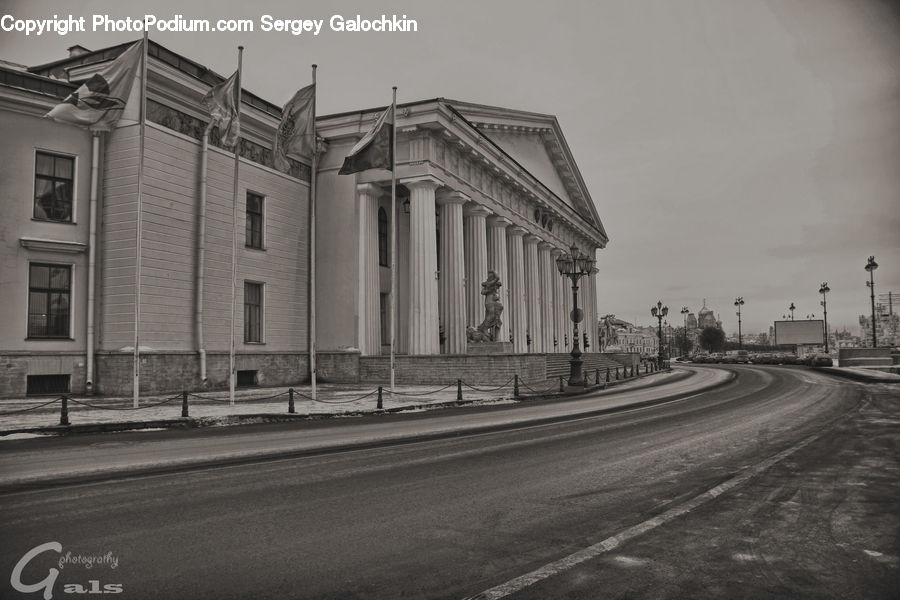 Road, Downtown, Neighborhood, Town, Building, City, Urban
