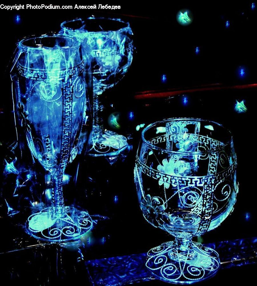 Glass, Goblet, Lighting, Fractal, Beverage, Drink, Wine