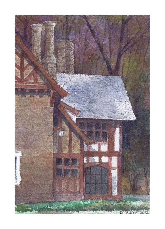 Brick, Building, Cottage, Housing, Bench, Cabin, Shelter