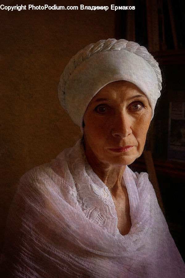 People, Person, Human, Bonnet, Hat, Bust, Figurine