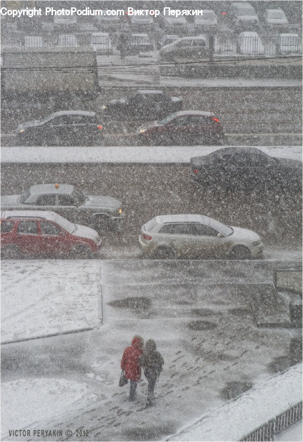 Blizzard, Outdoors, Snow, Weather, Winter, Asphalt, Tarmac