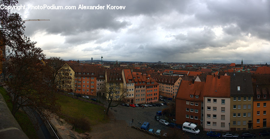 Automobile, Car, Vehicle, City, Downtown, Building, Neighborhood