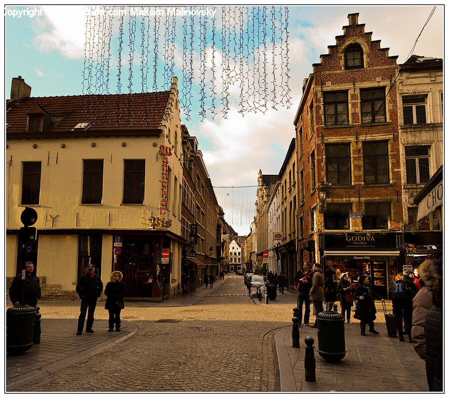 Road, Street, Town, Building, Housing, City, Downtown