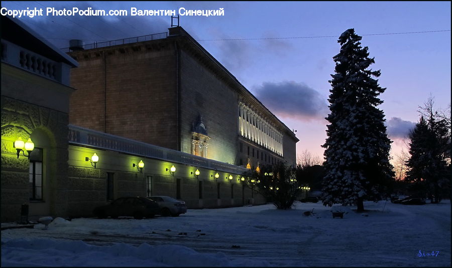 Lighting, Building, Housing, Villa, Cottage, Office Building, Brick