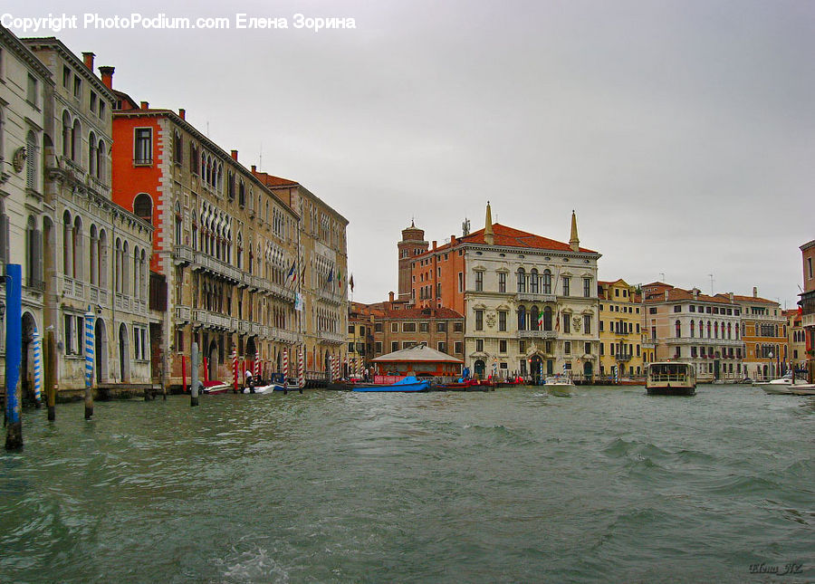 Canal, Outdoors, River, Water, Boat, Gondola, Building