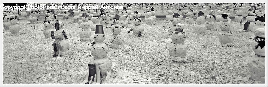 Ice, Snow, Snowman, Winter, People, Person, Human
