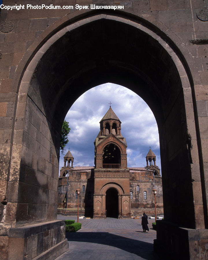 Arch, Castle, Fort, Architecture, Church, Worship, Chest