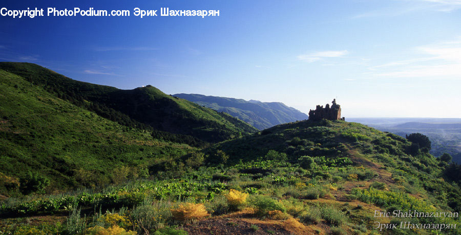 Crest, Mountain, Outdoors, Peak, Countryside, Hill, Field