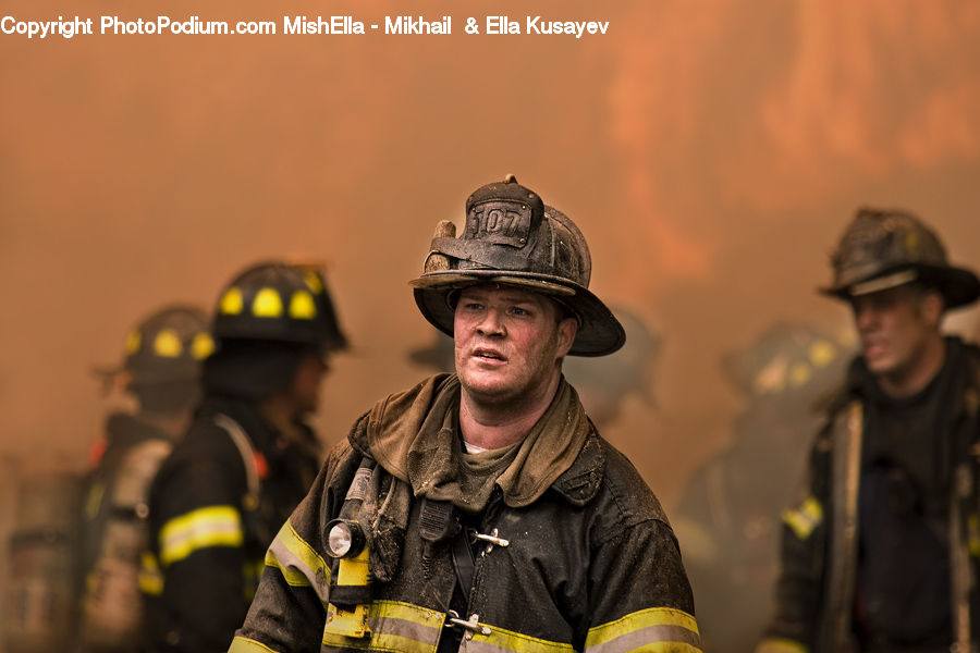 Fireman, Person, People, Human, Army, Military, Soldier