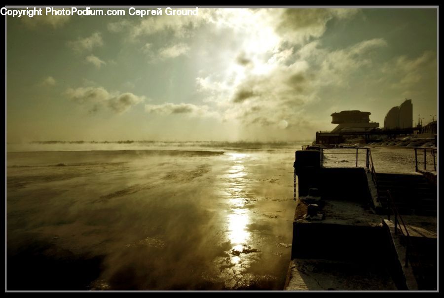 Dock, Landing, Pier, Boat, Watercraft, Box, Crate