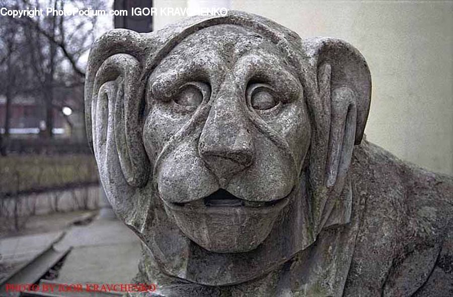 Art, Sculpture, Statue, Head, Portrait