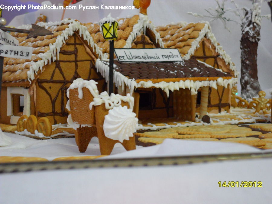 Cookie, Food, Gingerbread, Cake, Cream, Dessert, Icing
