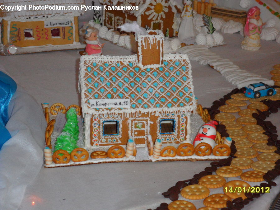 Cookie, Food, Gingerbread, Box, Cardboard, Christmas Stocking, Gift