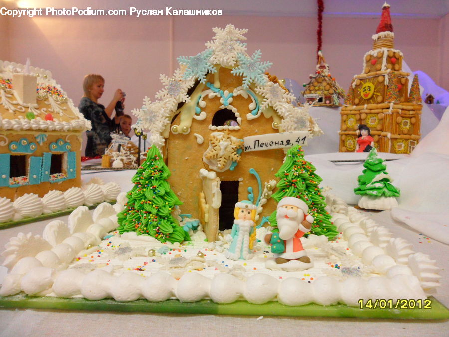 Cake, Dessert, Food, Cookie, Gingerbread, Cream, Icing