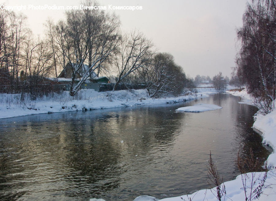 Landscape, Nature, Scenery, Flood, Park, Ice, Outdoors