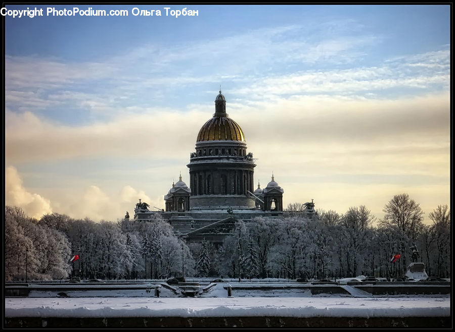 Architecture, Dome, Cathedral, Church, Worship, Bench, City