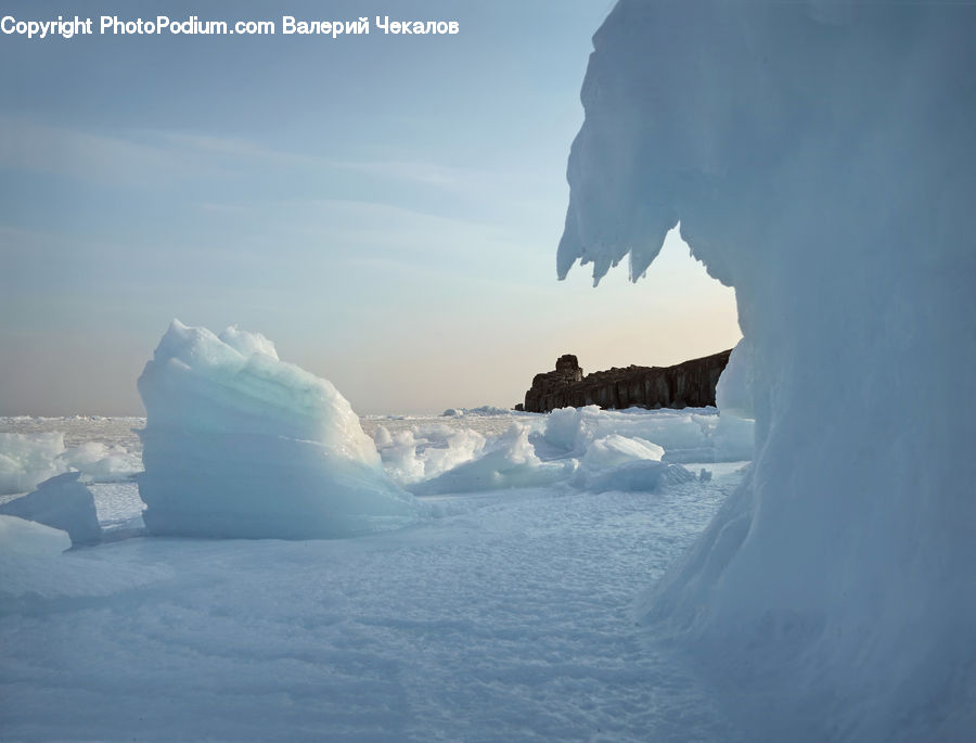 Arctic, Ice, Iceberg, Outdoors, Snow, Glacier, Mountain