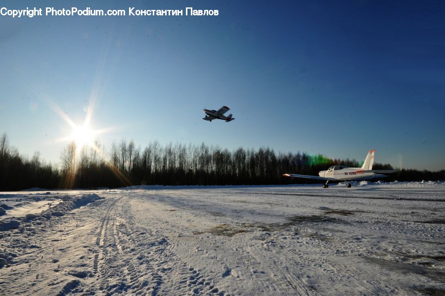 Aircraft, Airplane, Biplane, Landscape, Nature, Scenery