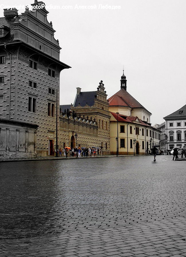 Architecture, Castle, Fort, Downtown, Plaza, Town Square, Cobblestone