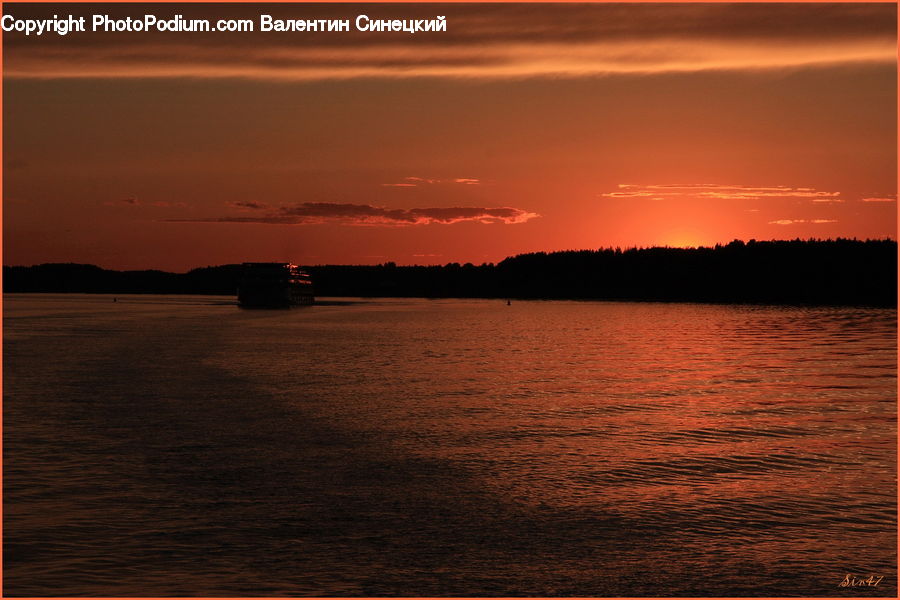 Dawn, Dusk, Red Sky, Sky, Sunrise, Sunset, Outdoors