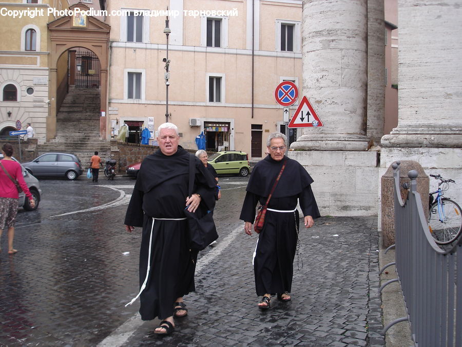 Human, People, Person, Priest, Leisure Activities, Walking, Brick