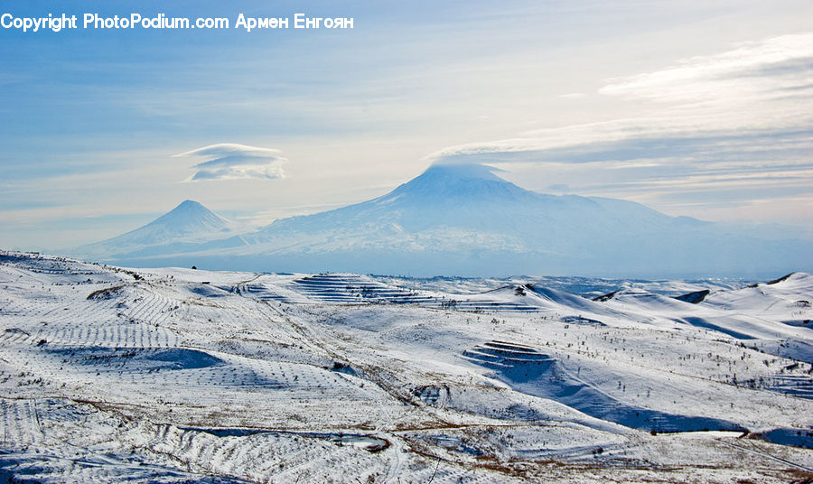 Arctic, Glacier, Ice, Mountain, Outdoors, Snow, Crest