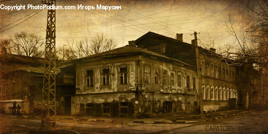 Building, House, Housing, Architecture, Mansion, Downtown, Town