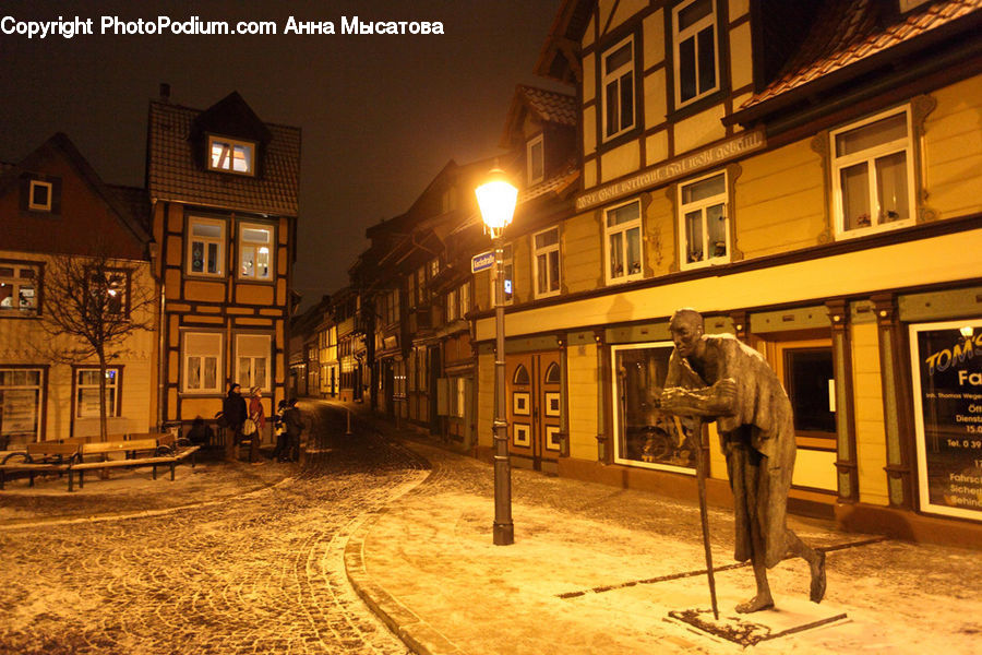 Art, Sculpture, Statue, Appliance, Oven, Cobblestone, Pavement