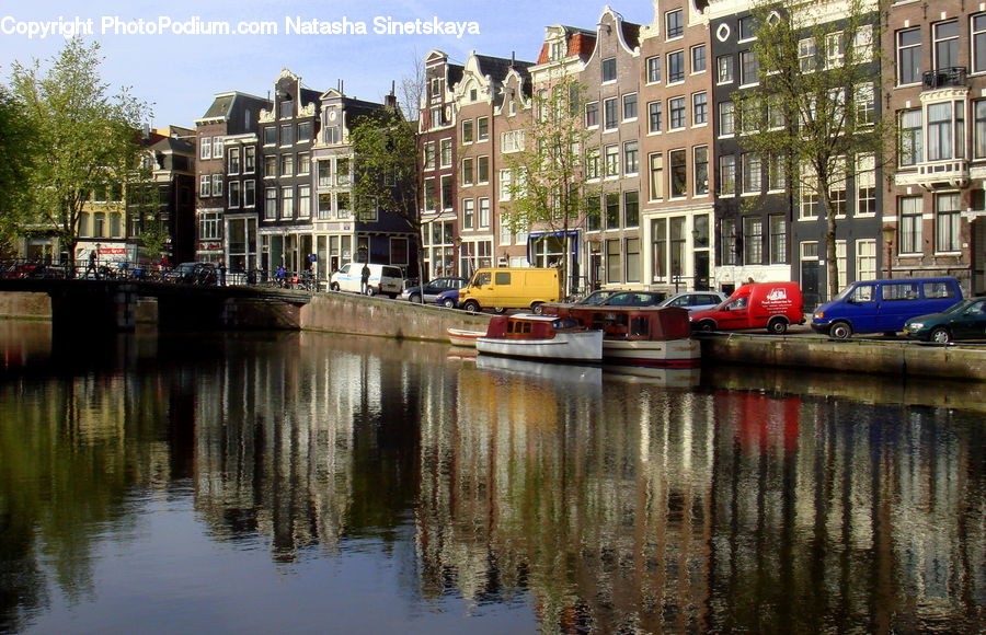 Boat, Watercraft, Canal, Outdoors, River, Water, Automobile