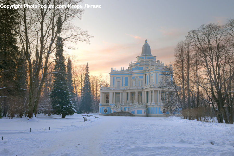 Architecture, Dome, Blizzard, Outdoors, Snow, Weather, Winter